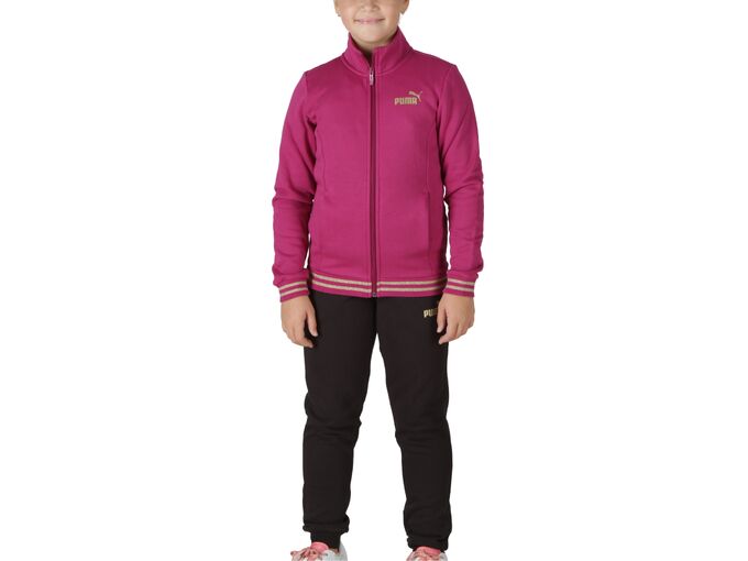 Puma ESS+ Glitter FZ Suit kid girl 684771 45