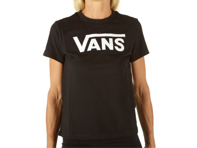 Vans Flying V Crew Tee Black woman VN 0A3UP4BLK1