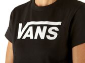 Vans Flying V Crew Tee Black woman VN 0A3UP4BLK1