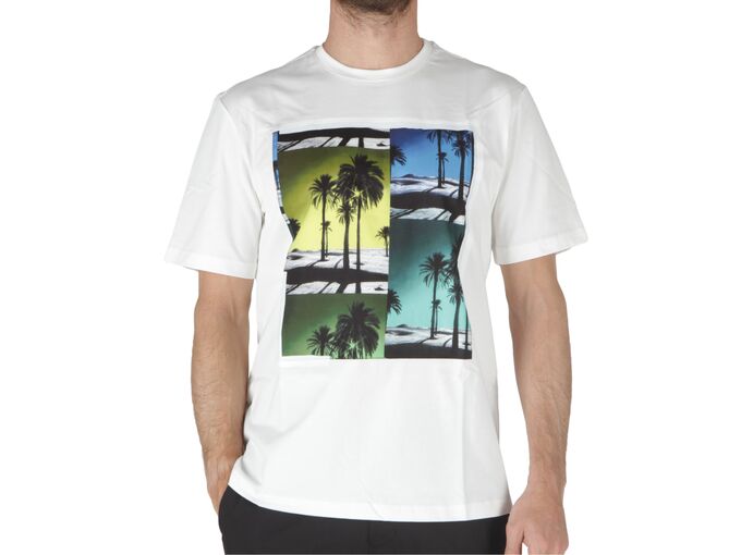  T-Shirt Relaxed Fit In Jersey Di Cotone - T-Shirt uomo Antony Morato. Disponibile in diverse taglie: l, m, s, xl e colori bianc