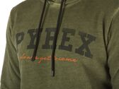  Maglia Uomo In Felpa Con Cappuccio Tinto Freddo Verde Militare - Felpe uomo Pyrex. Disponibile in diverse taglie: l, m, s, xl e
