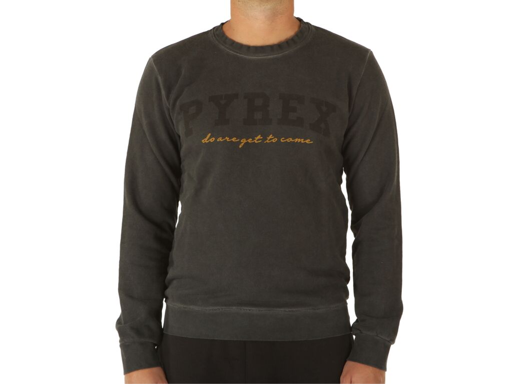  Maglia Girocollo Uomo In Felpa Nero - Felpe uomo Pyrex. Disponibile in diverse taglie: l, m, s e colori grigio, nero. YOUSPORTY