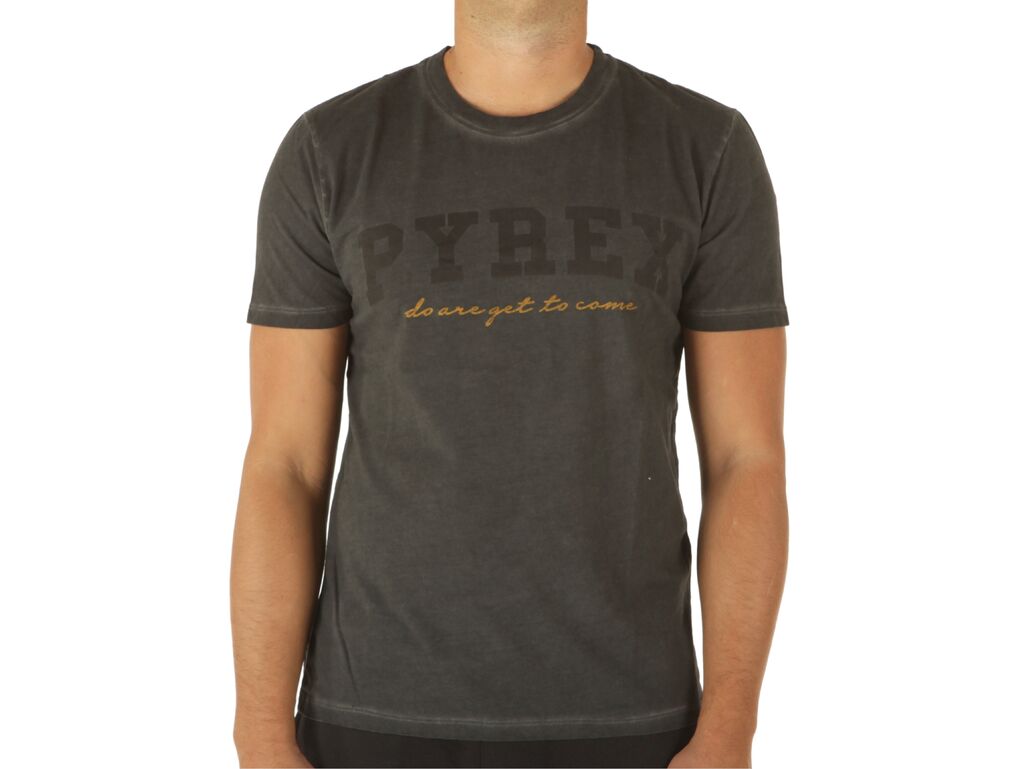  Maglia Jersey Uomo Nero - T-Shirt uomo Pyrex. Disponibile in diverse taglie: l, s e colori grigio, ocra, nero. YOUSPORTY.