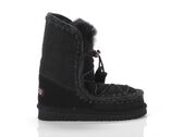 Mou Eskimo Dream Catcher Lace Up And Rabbit Fur woman MU.FW101005A BKBK
