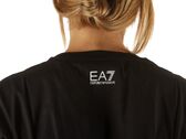 Emporio Armani T-Shirt Logo Crossover Nero woman 8NTT22 TJBEZ 1200