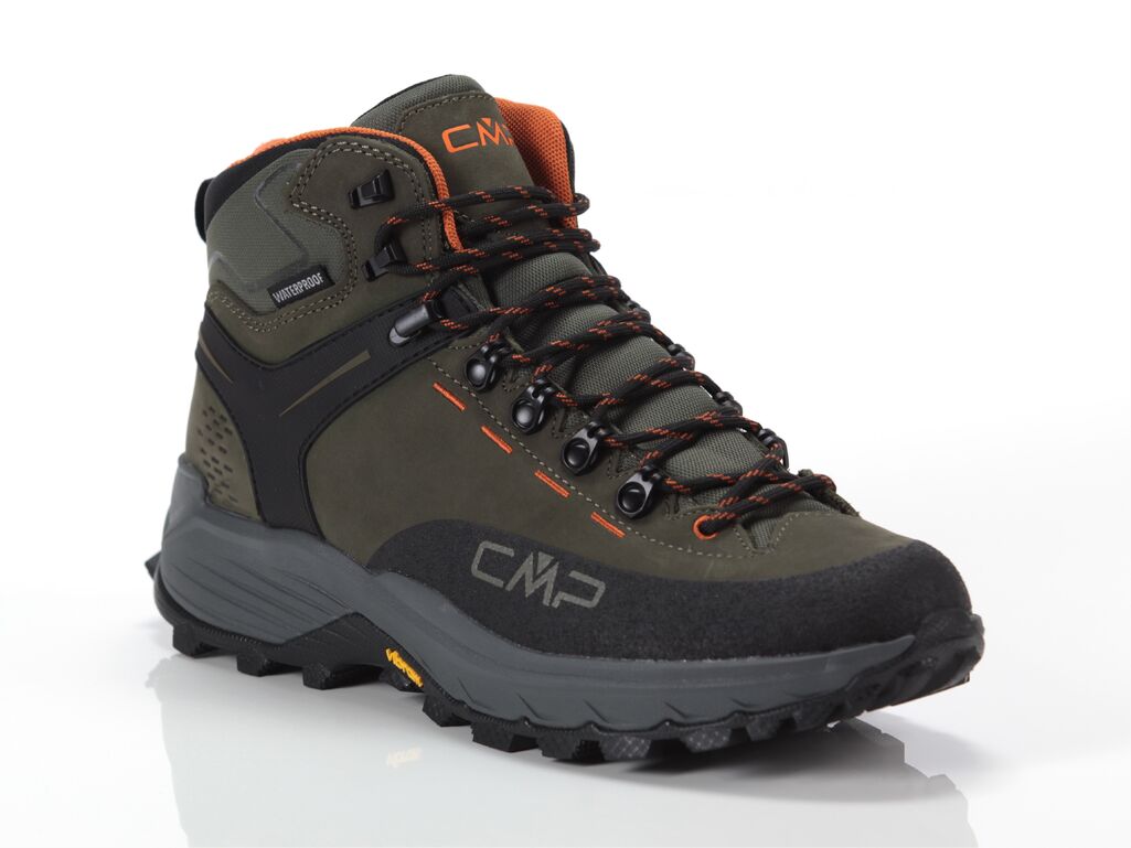  HURANUS MID WP TREKKING S - Trekking uomo CMP. Disponibile in diverse taglie: 42, 43, 45 e colori nero, arancione, verde. YOUSP